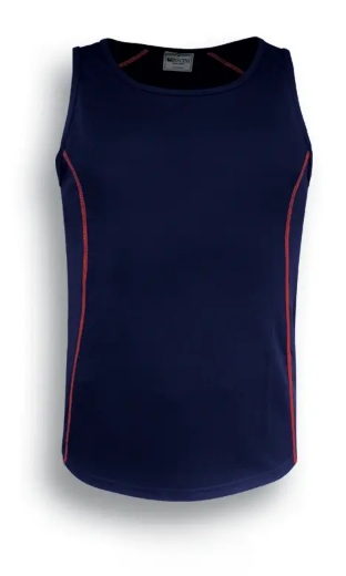 Picture of Bocini, Stitch Mens Stitch Singlet